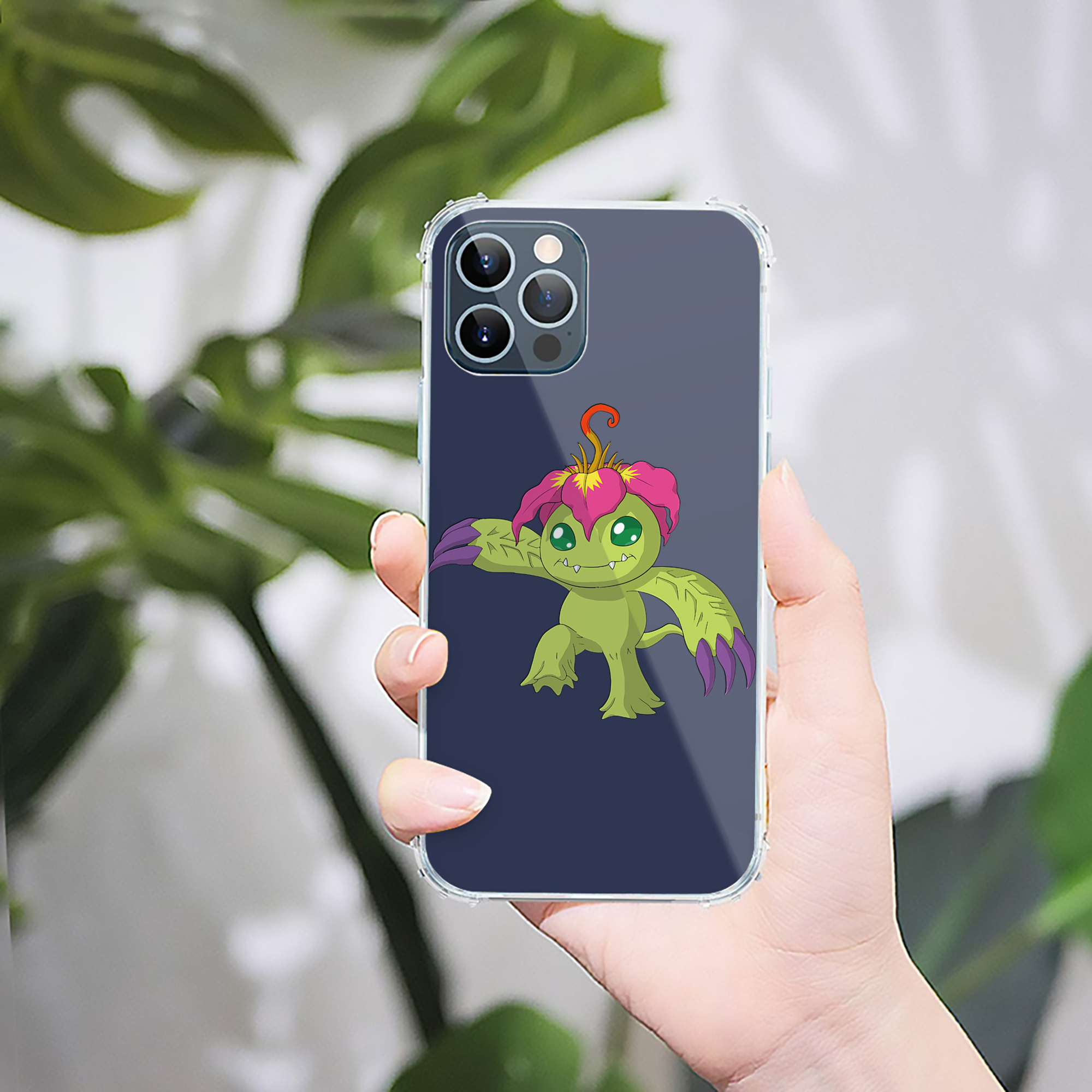 （画像用） Digimon デジタルモンスター/デジモン 【iPhone 12シリーズ対応】透明スマホケース（クリアソフトケース）